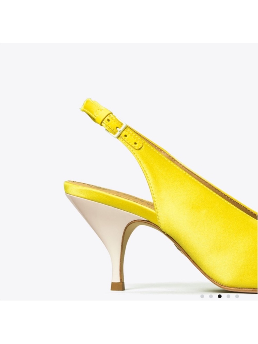 Tory Burch Satin Slingback Pump - Picture 4 of 5
